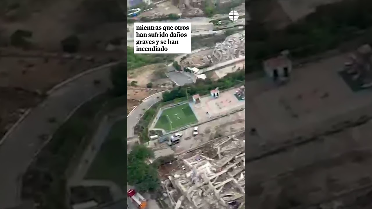 La destrucci&oacute;n que ha dejado el terremoto en Venezuela a vista de dron #Terremoto #Venezuela #Dron