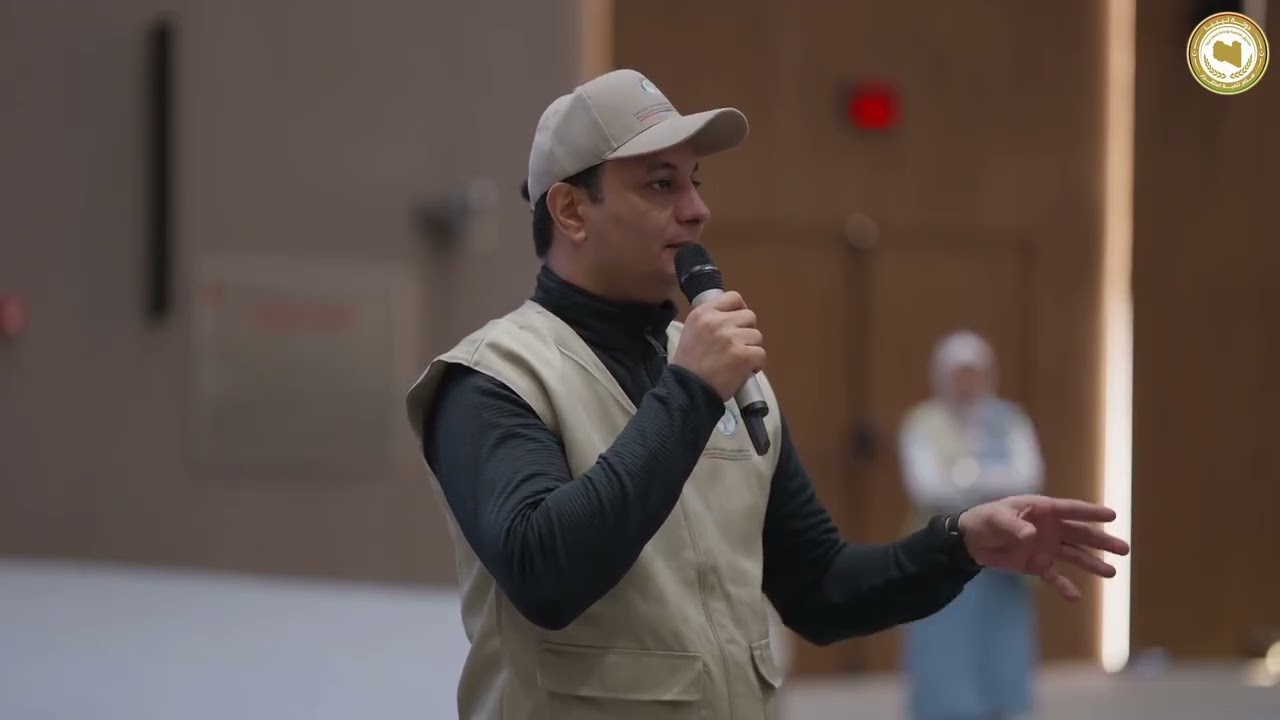 كلمة المهندس بلقاسم حفتر مدير صندوق إعمار ليبيا أثناء لقائه بالطلبة في قاعة المؤتمرات بجامعة بنغازي 