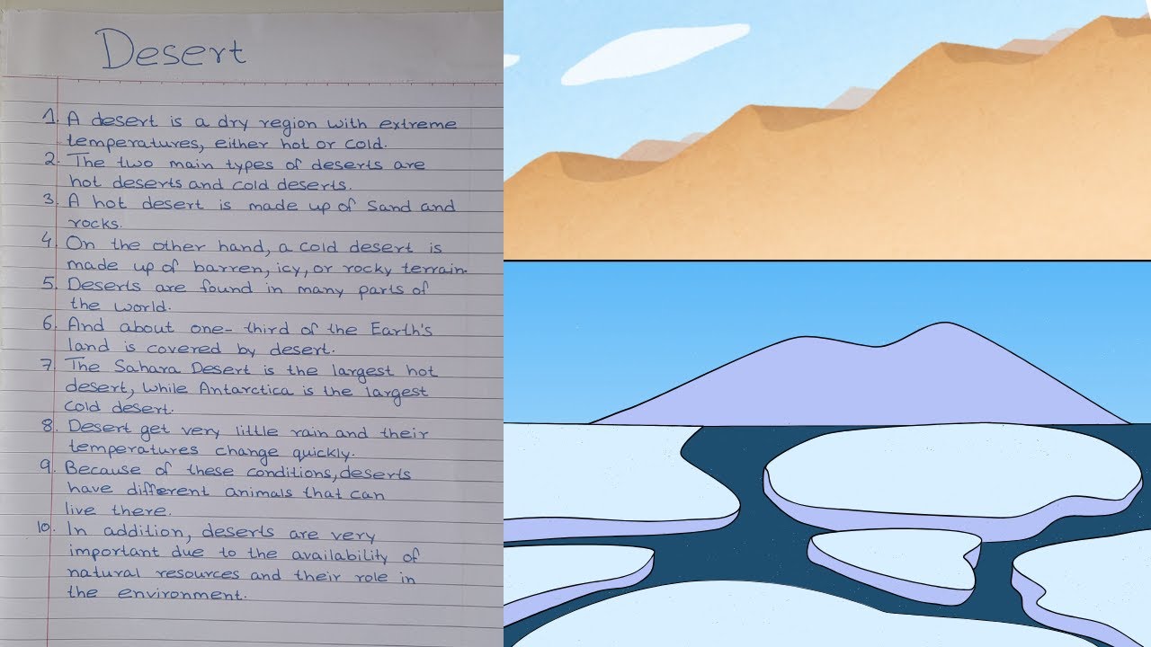 10 Lines on Desert | Essay on Desert