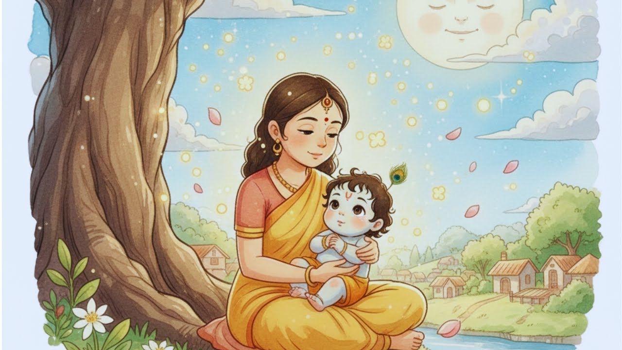 Krishna's Divine Lullaby for Deep Sleep & Peaceful Dreams | Soothing Music for All Ages