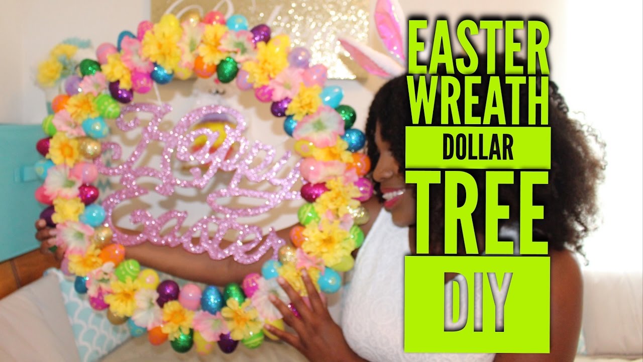 DIY Easter Wreath  Dollar Tree! 2018