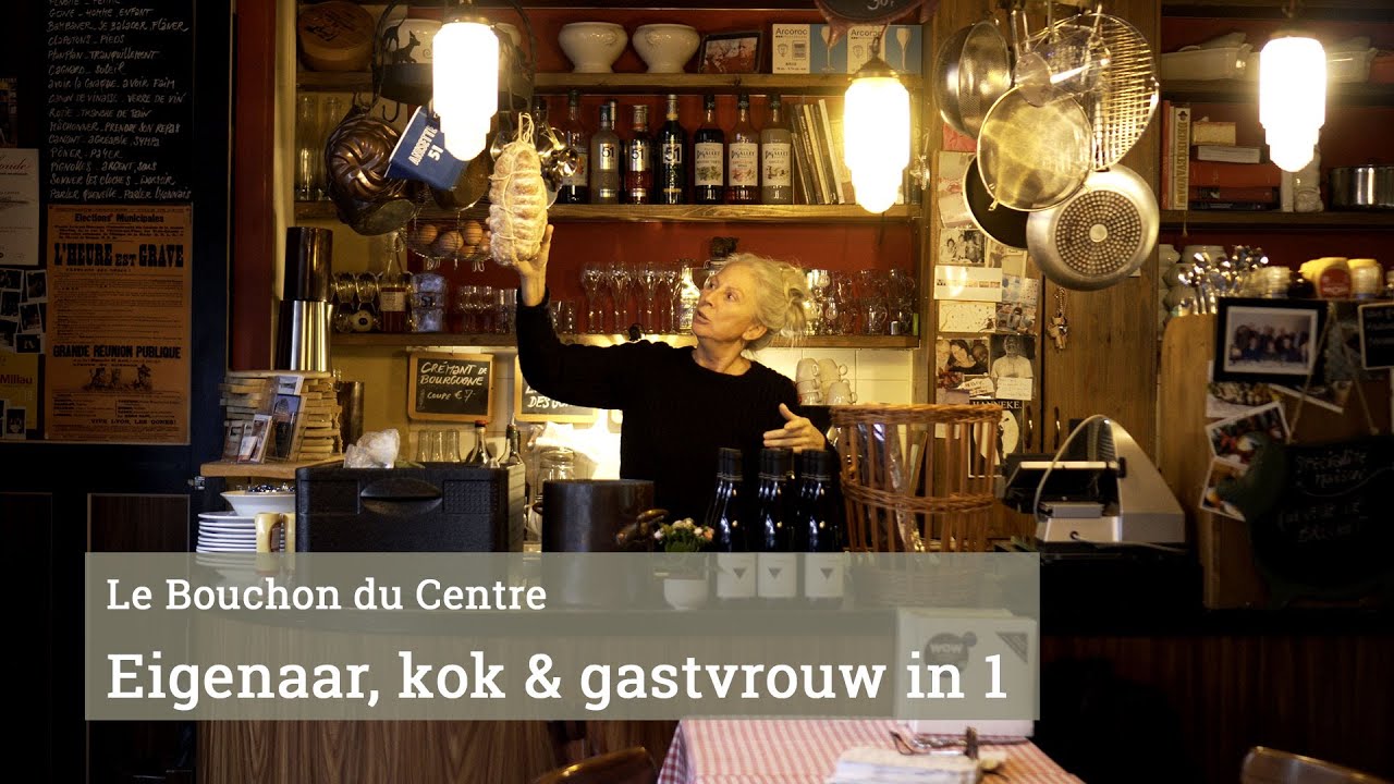 Reportage uit Le Bouchon du Centre, restaurant met één personeelslid