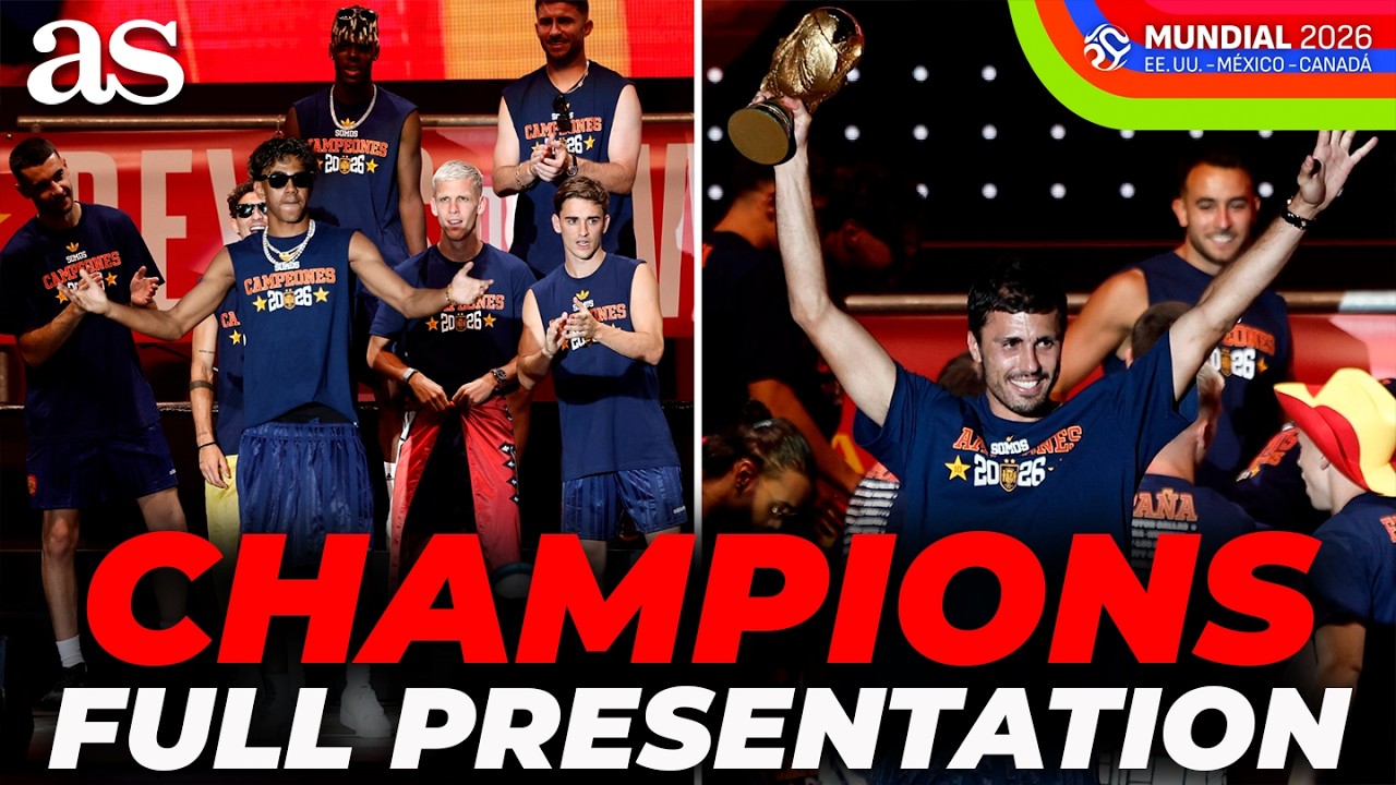 FULL PRESENTATION of the WORLD CHAMPIONS in CIBELES: SPAIN'S HISTORIC WORLD CUP CELEBRATION
