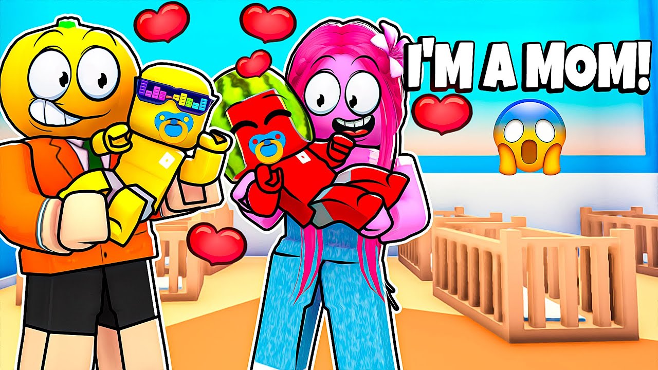 Adopting Baby Sunny and Melon in Roblox Adopt Me