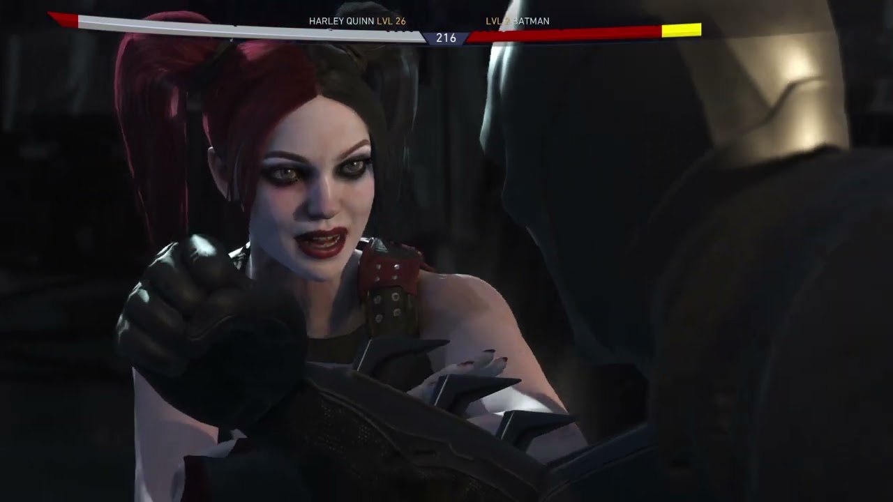 Gods and moster Harley quinn vs Arkham city batman
