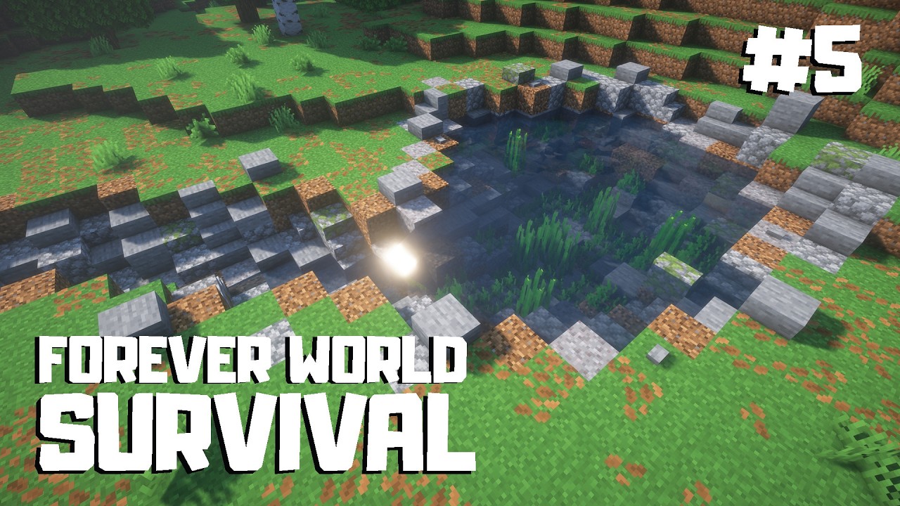 More Terraforming & River Building | Minecraft Survival Forever World