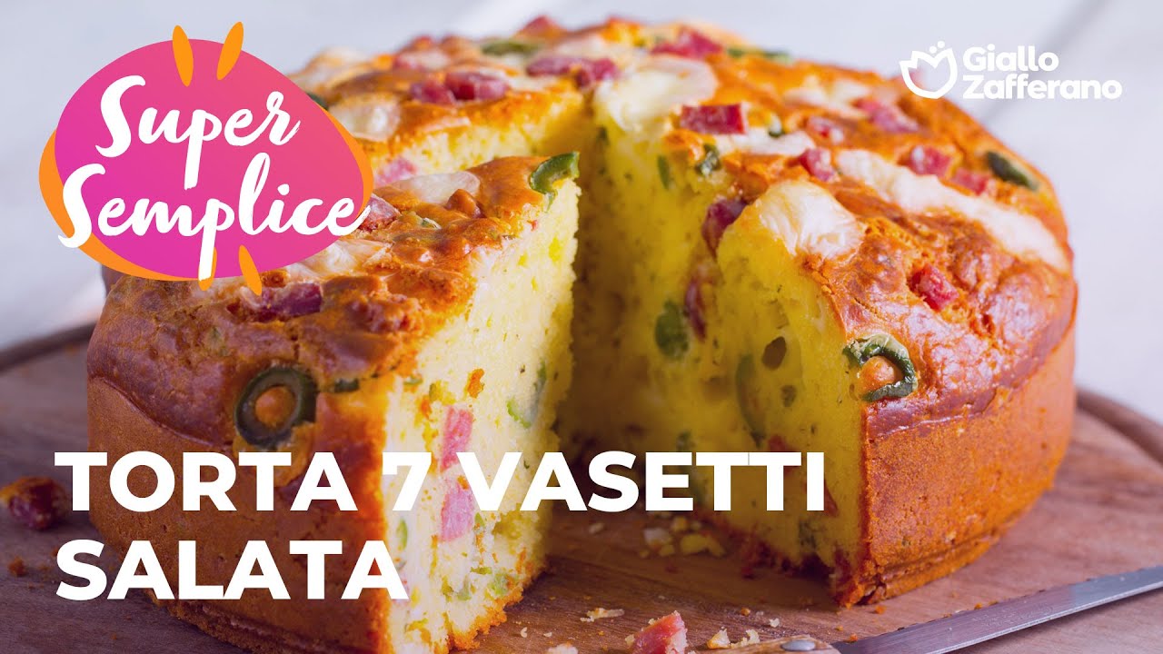 TORTA 7 VASETTI SALATA - RICETTA SEMPLICE SENZA BILANCIA!😍🔥