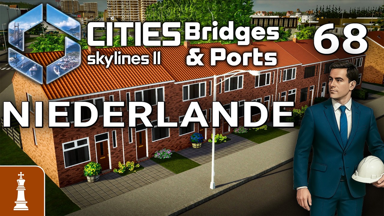 Niederlande ♚ Let's Play Cities Skylines 2 Bridges & Ports #68 [deutsch]