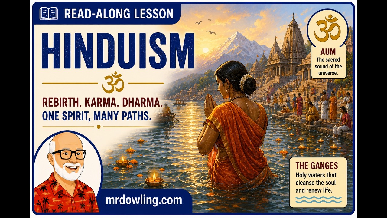 Introduction to Hinduism - a reading lesson for kids