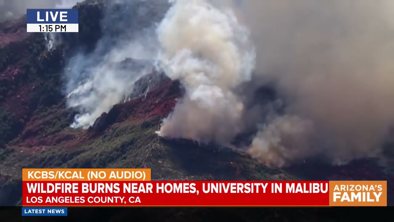 LIVE: Wildfire burning near Malibu, California