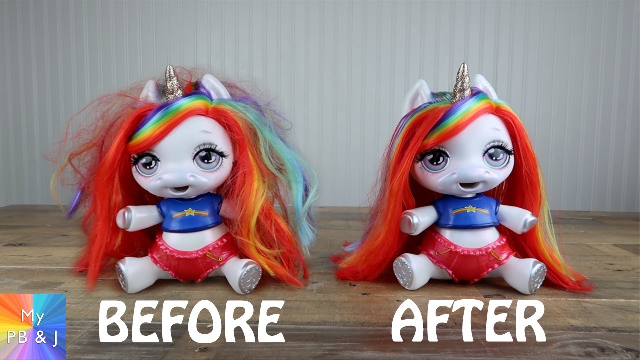 HOW TO FIX MESSY UNICORN DOLL HAIR