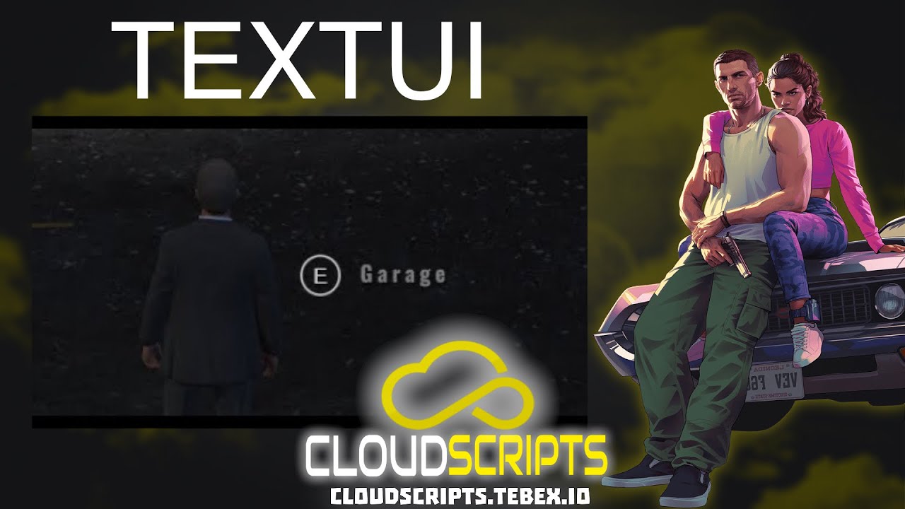 CloudScripts - TextUI - Inspired Grand RP - ESX - QB