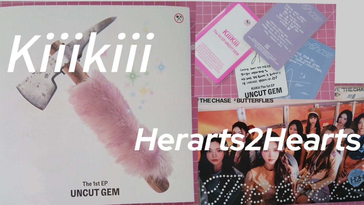 Распаковка альбомов KiiiKiii, Hearts2Hearts💗