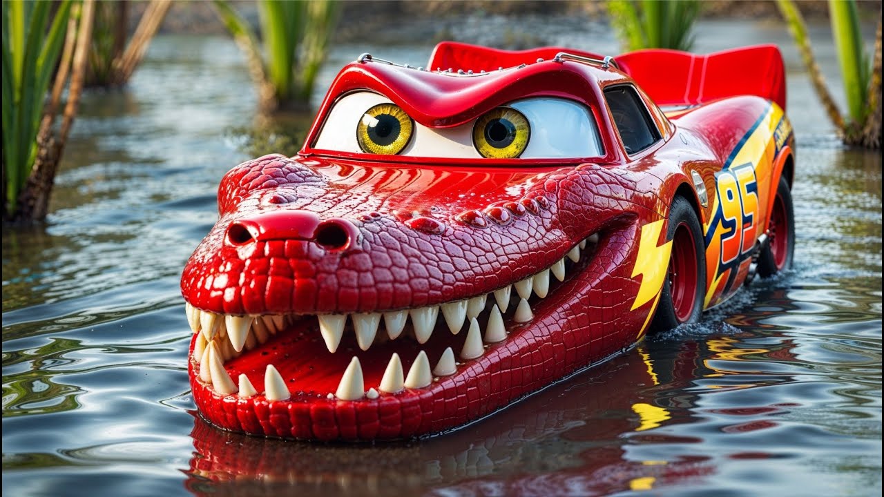 McQueen Turns into a Crocodile Monster After Zoo Attack! | Ai McQueen Cat Adventure!