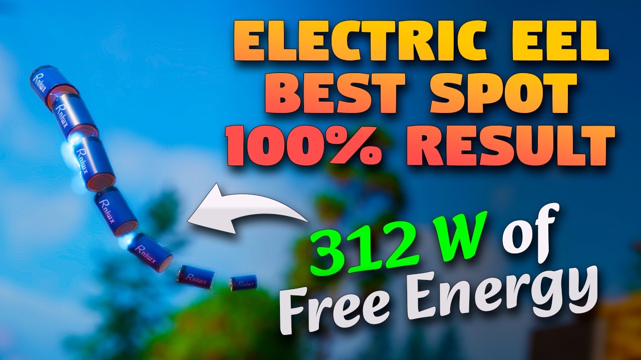 Electric Eel Best Spot - 100% Result | ⚡ 312 W of FREE Energy for Your Base ⚡ | ONCE HUMAN