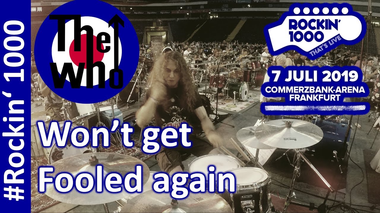 Won't get fooled again-  Rockin 1000 Frankfurt - The Who - Drum Cam