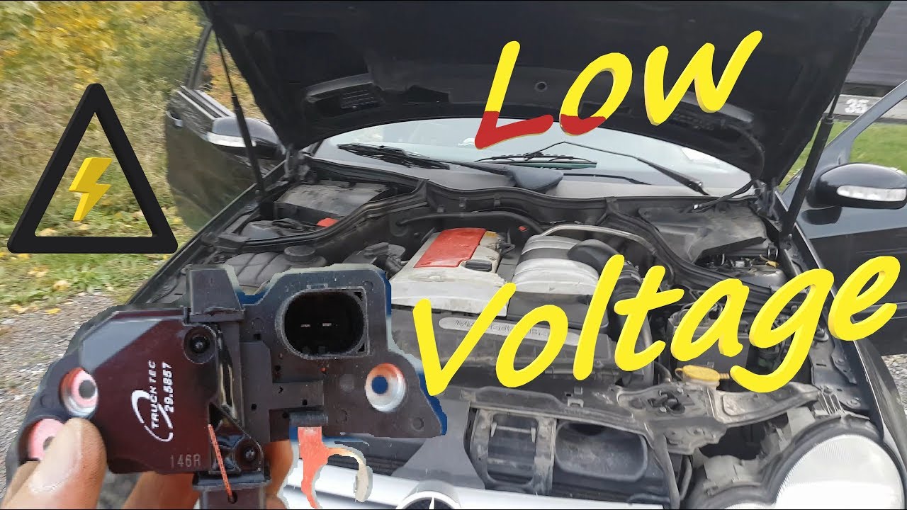 Voltage Regulator Replacement on Mercedes w203 c200