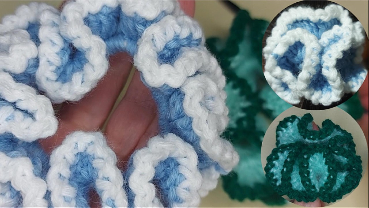 Scrunchie häkeln | Unglaublich einfach & effektvoll | Mini-Projekt | Crochet Scrunchie