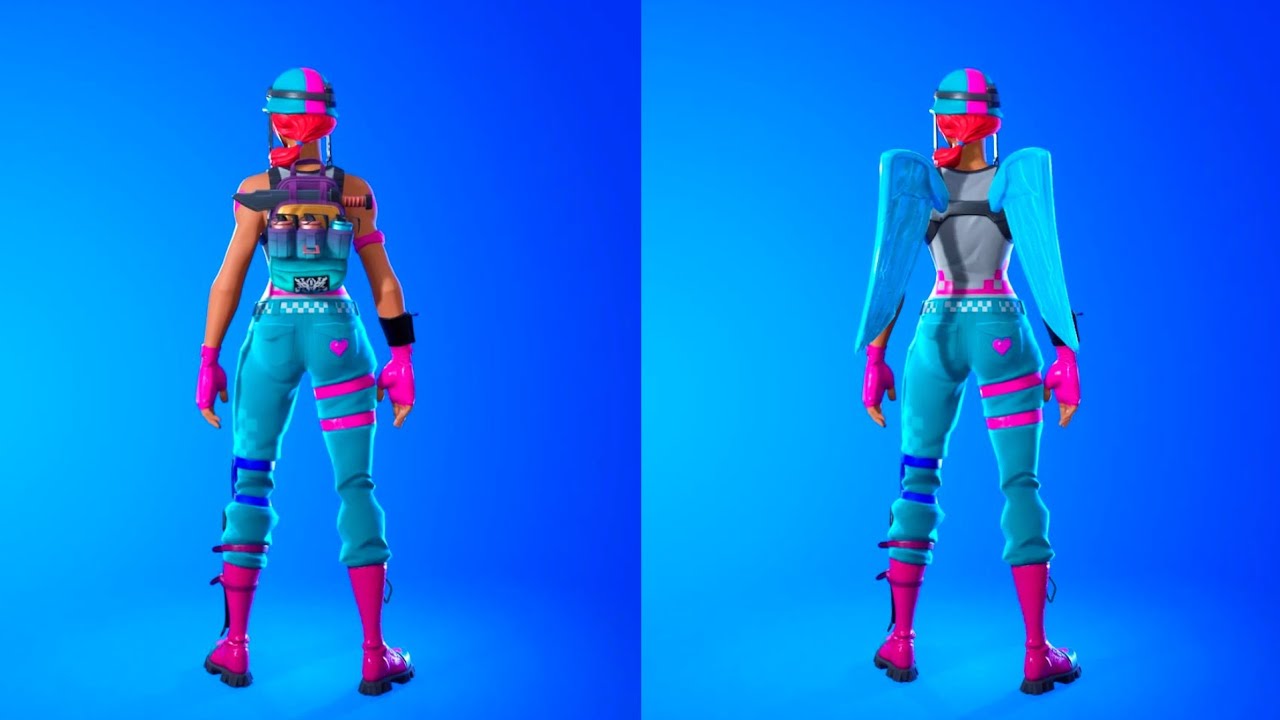 FORTNITE - BULLSEYE (PIXEL HEART) SKIN COMBOS