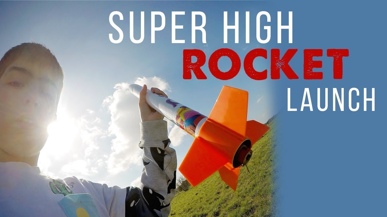 KLIMA PAN FIRST ROCKET LAUNCH - BEGINNERS MODEL ROCKET