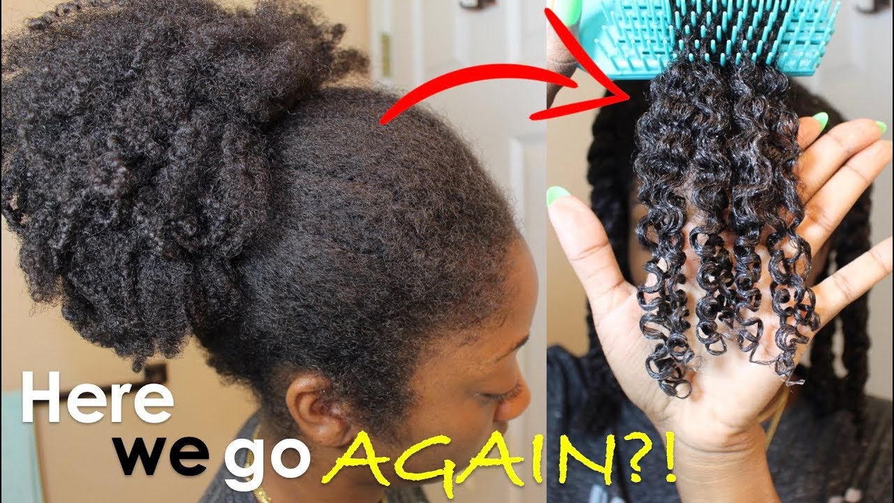 How To DETANGLE DRY MATTED NATURAL HAIR after THE POOL | I Tried Following Amber Ansah!