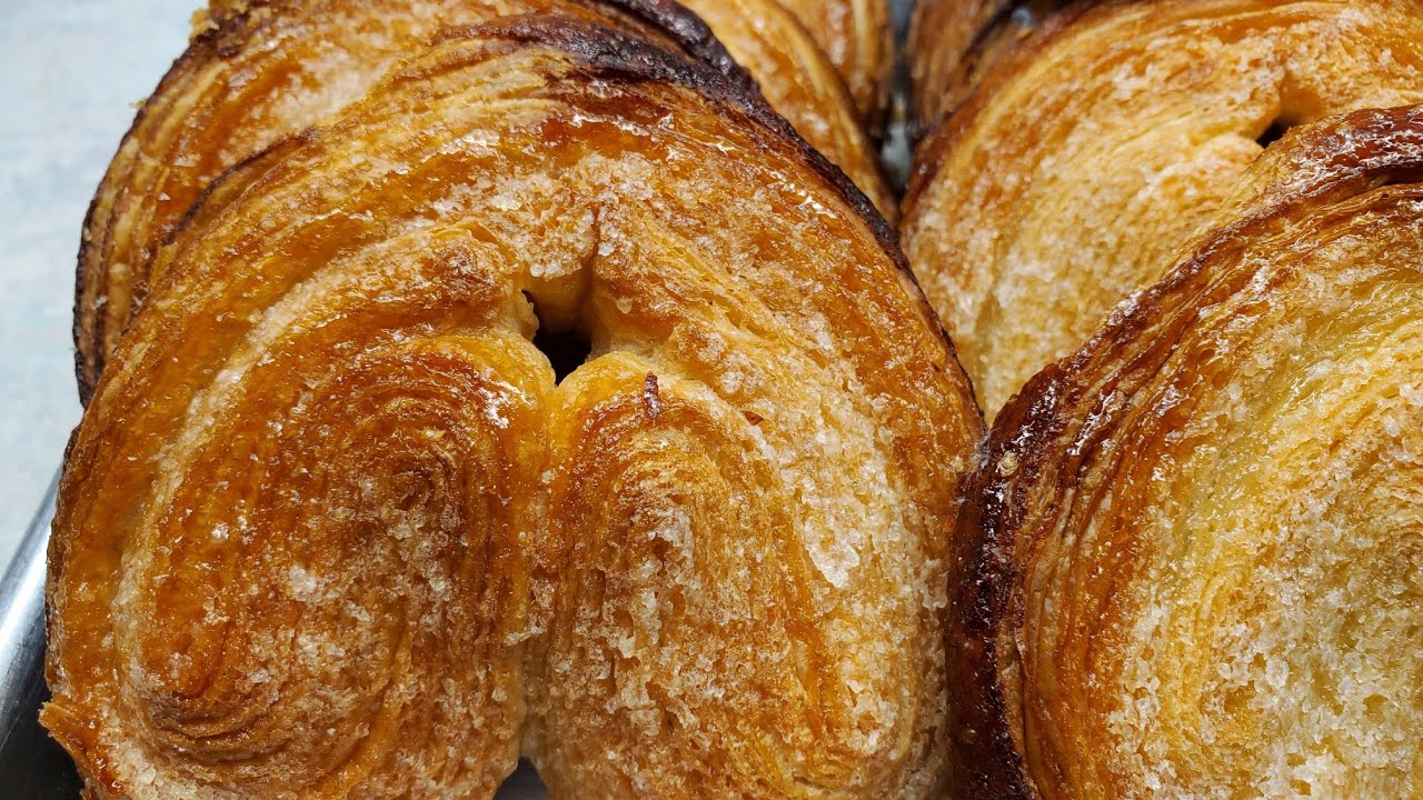 como hacer mini orejitas crujientes y masa hojaldre