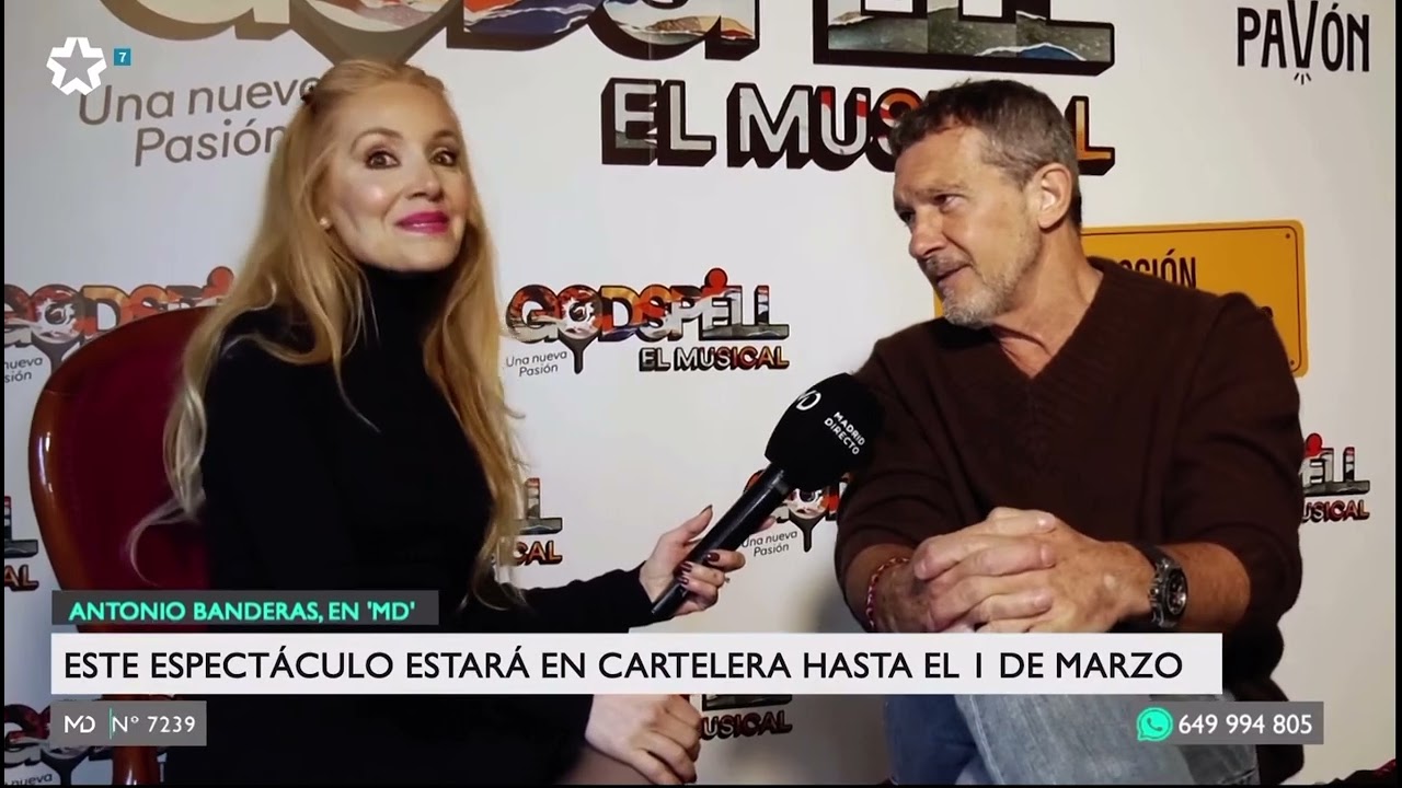 Antonio Banderas presenta Godspell en el Gran Teatro Pavón