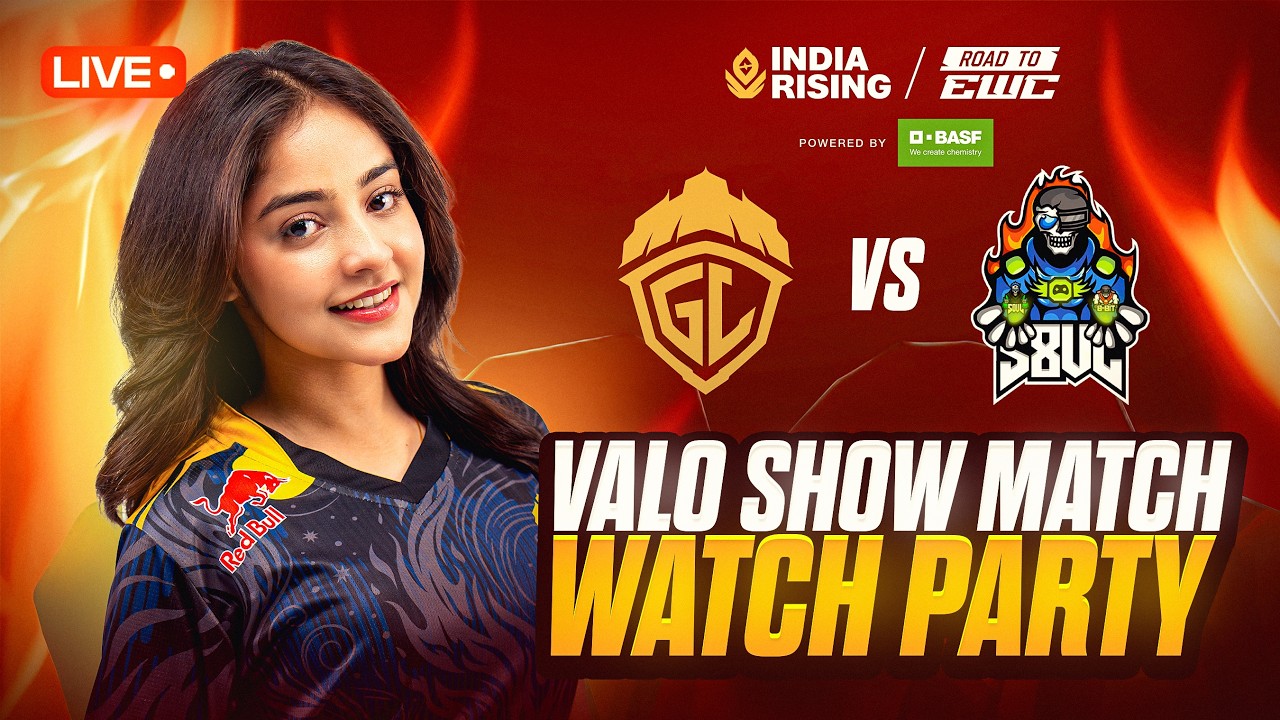 GODLIKE vs S8UL VALORANT SHOWMATCH WATCH PARTY🔥