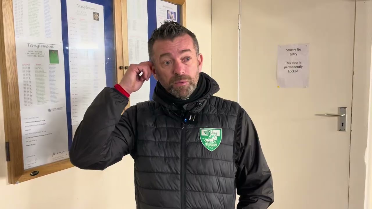 Post match interview with Ian Selley after our 2-0 away win against Harrow Borough fc 