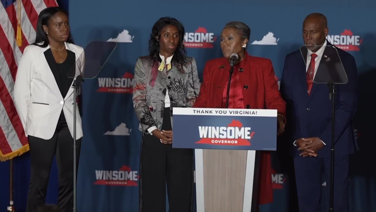 Winsome Earle-Sears concedes race for Virginia governor