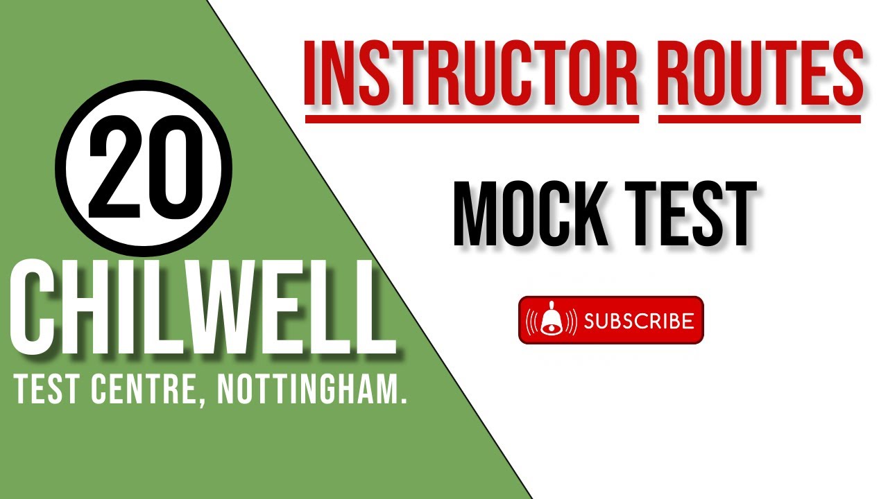 Chilwell Test Centre Mock Test 20 l Test Routes l Chilwell Test Centre Nottingham Route l