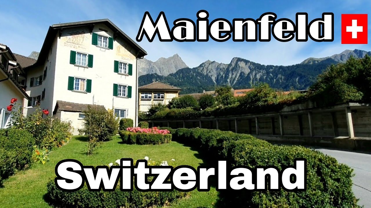Amazing Switzerland village Maienfelden