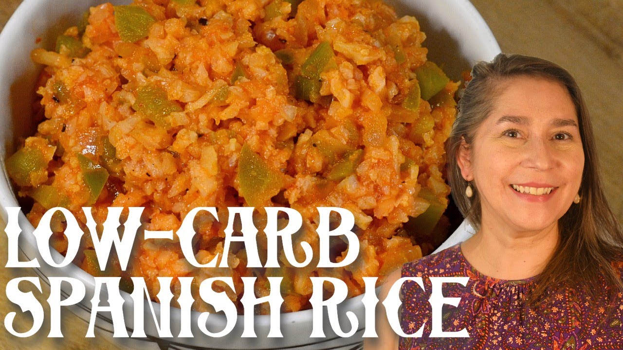Low Carb Spanish Rice - Cauliflower Spanish Rice