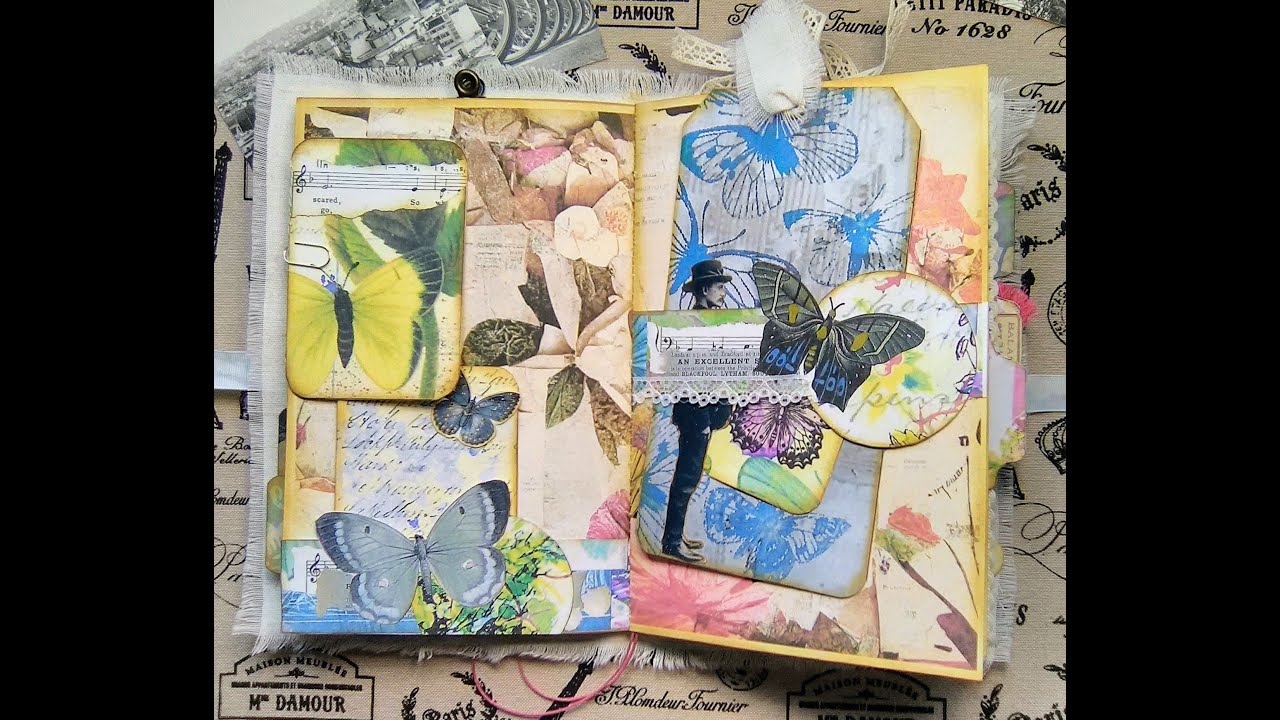 Florals and flutterbies folio for Dash of Dave design team