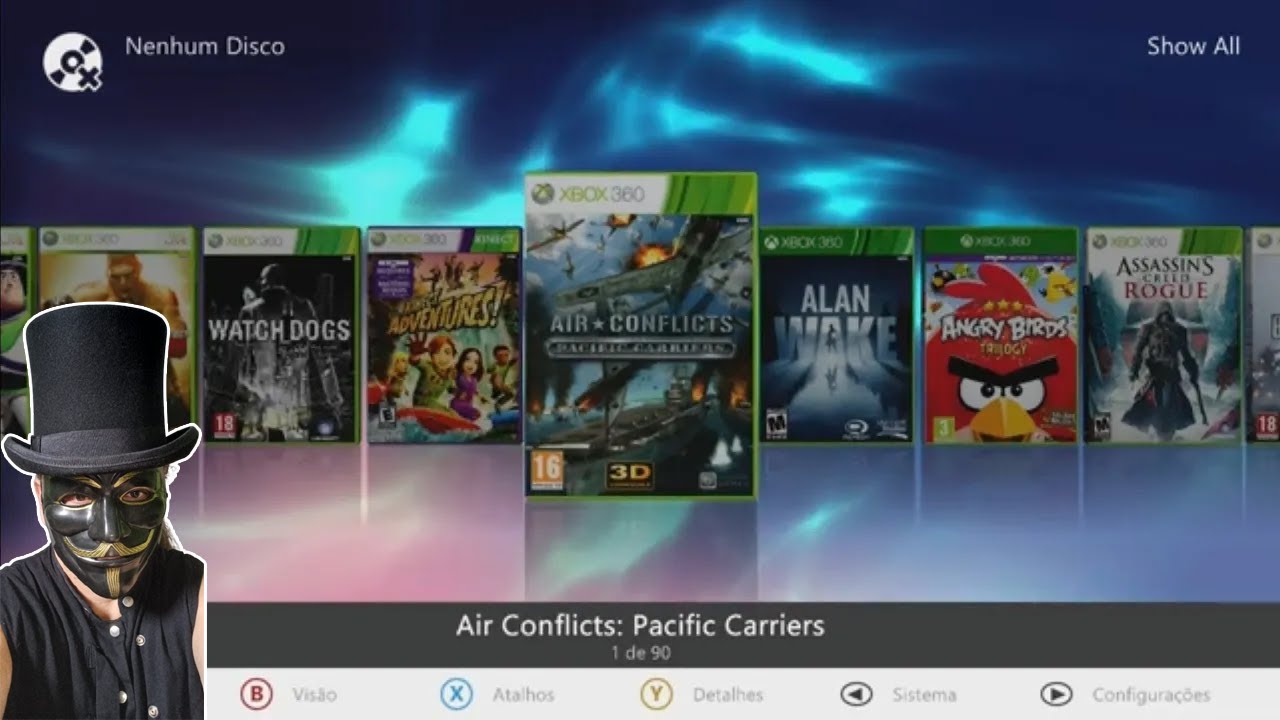 [ XBOX 360 RGH ] HD COM JOGOS RGH PARA XBOX 360 ( LOJA GUARDIÃO GAMES )