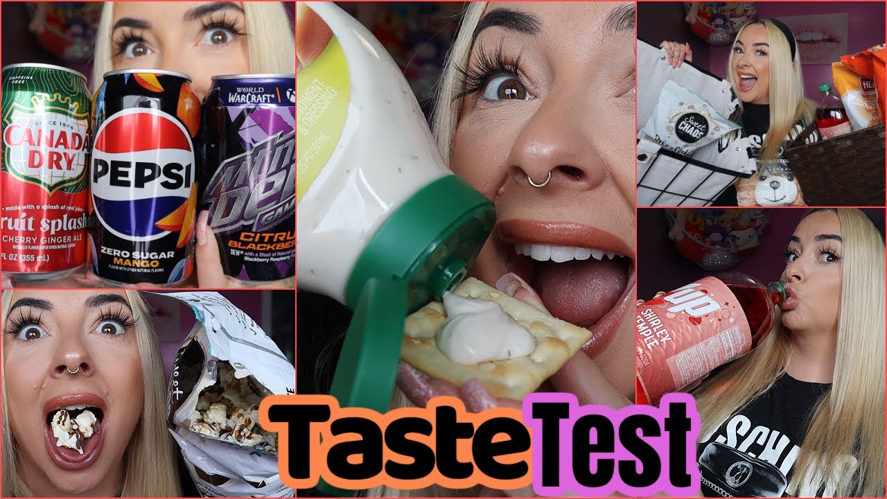 GIANT Taste Test EVERYTHING my family gave me to try.... 🤢