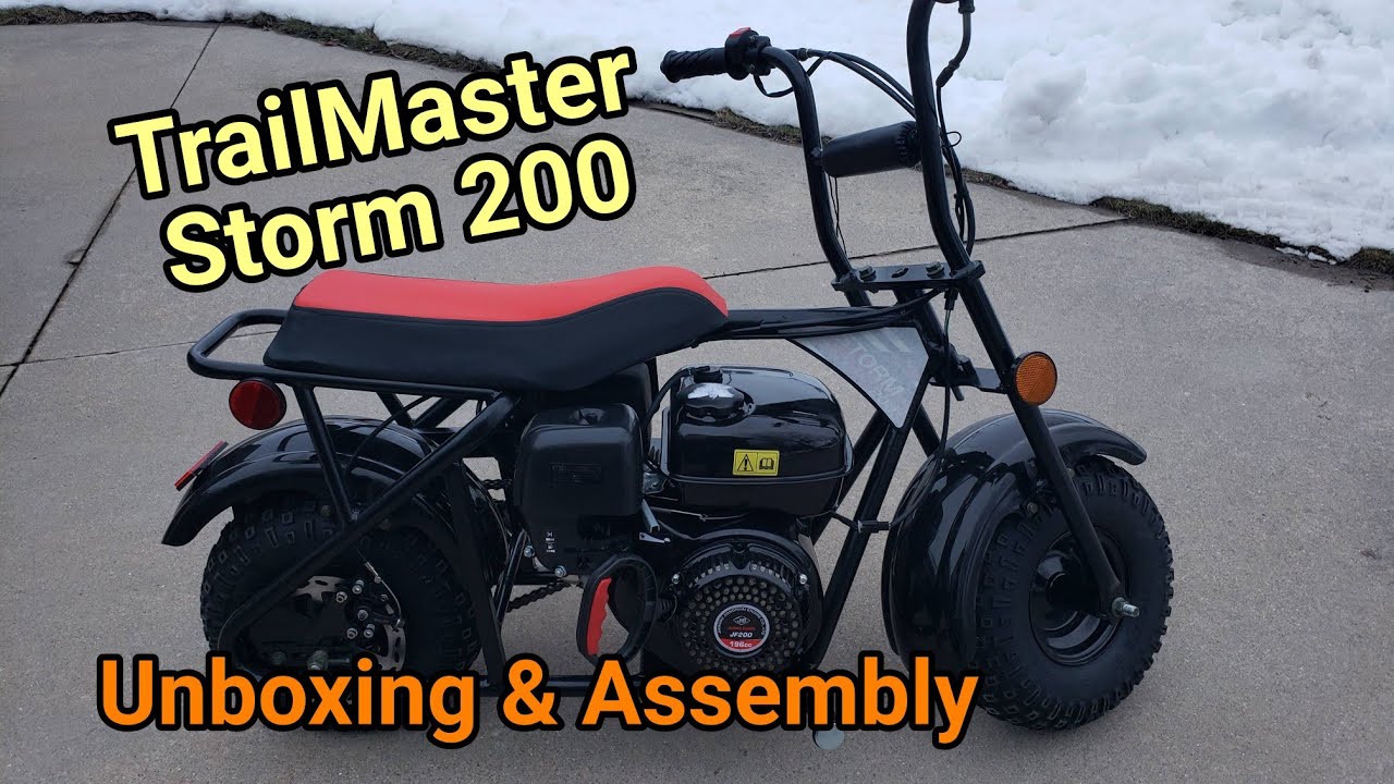TrailMaster Storm 200 Mini Bike Assembly