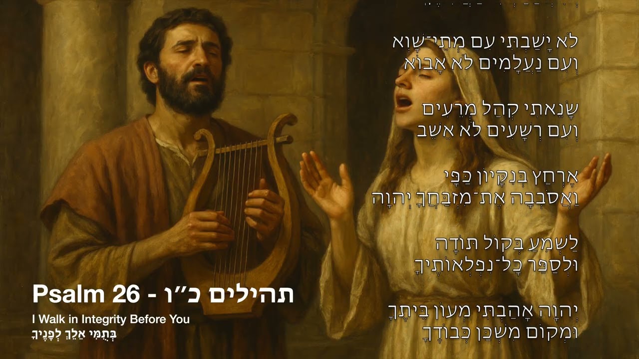 Psalm 26 - תהילים כ״ו – Hebrew Version | Psalms Music Project