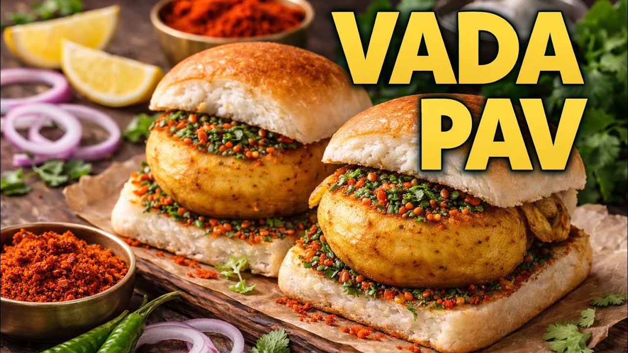 Authentic Mumbai Vada Pav Recipe 🌶️ | Street Style Taste at Home | Bombay’s Iconic Snack
