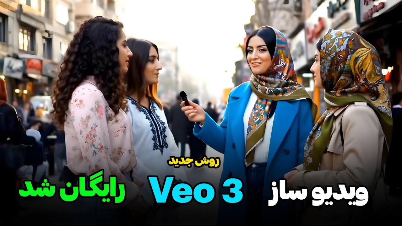روش ساده و رایگان برای ساخت ویدیو با Veo 3 || روش فوق&zwnj;العاده برای ساخت ویدیو رایگان با هوش مصنوعی 