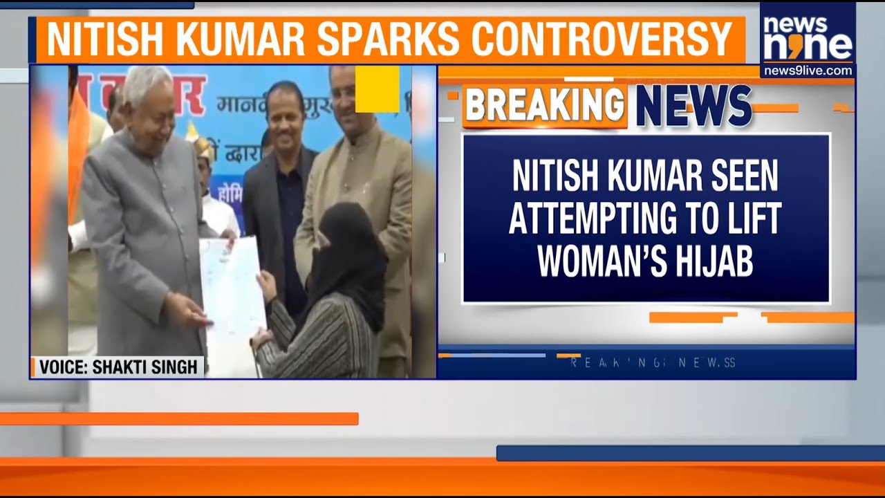 Controversy in Bihar: CM Nitish Kumar Attempts to Remove Muslim Woman&rsquo;s Hijab
