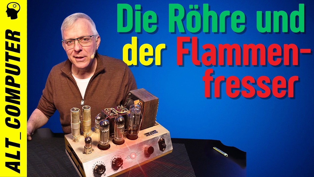Röhrenverstärker und Flammenfresser Motor | Wolfgang packt aus