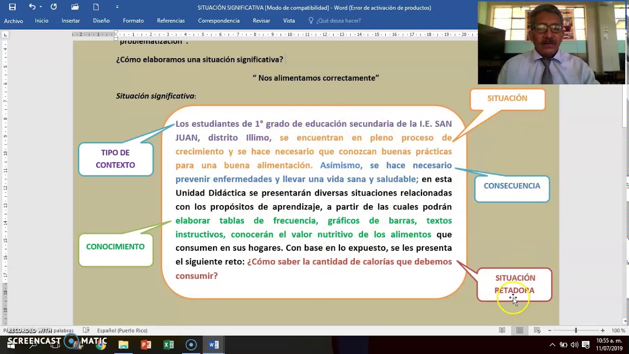 SITUACION SIGNIFICATIVA