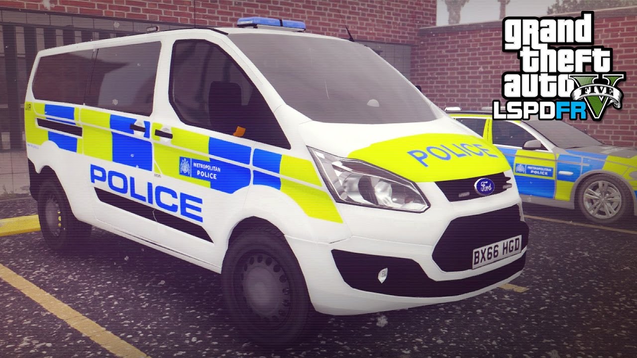 GTA 5 LSPDFR - Police Van ft. 4 Bald Men - The British way #73