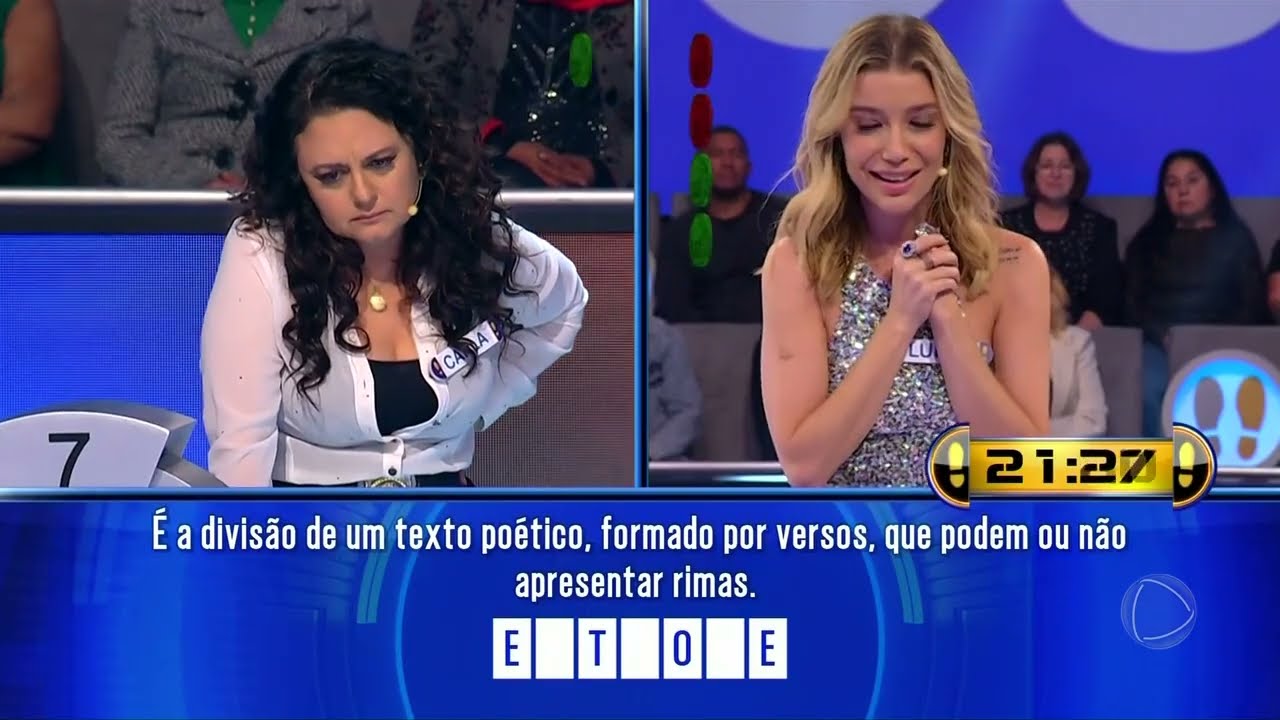 ACERTA OU CAIA: Luiza duela com Carla em disputa emocionante