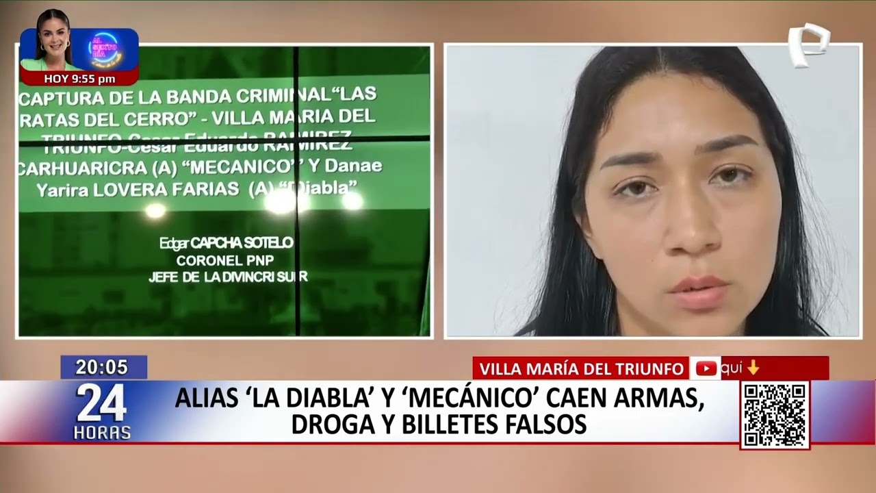 VMT: capturan a “La Diabla” y “El Mecánico” con armas y droga