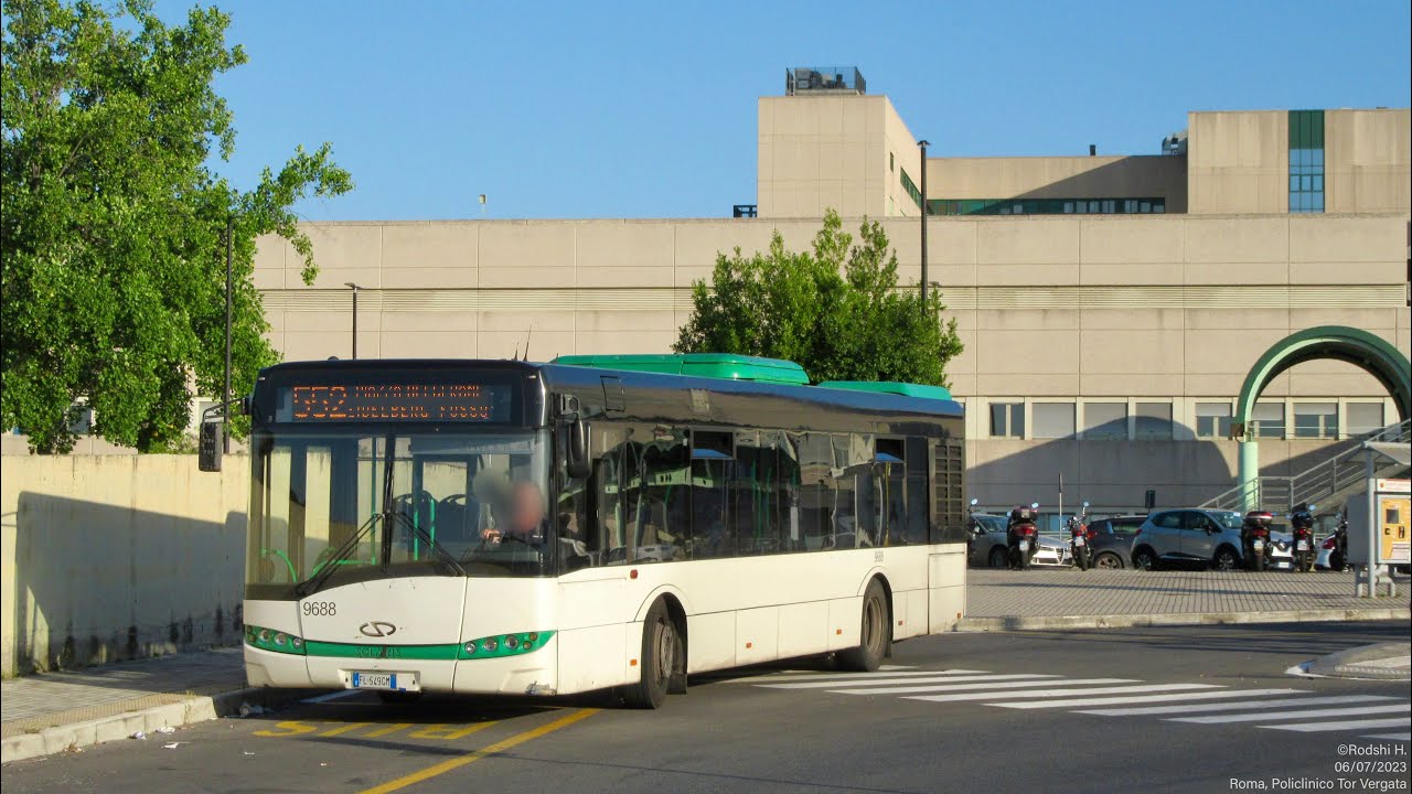 Roma TPL 9688 - a tutta velocità sul Solaris Urbino III - Voith