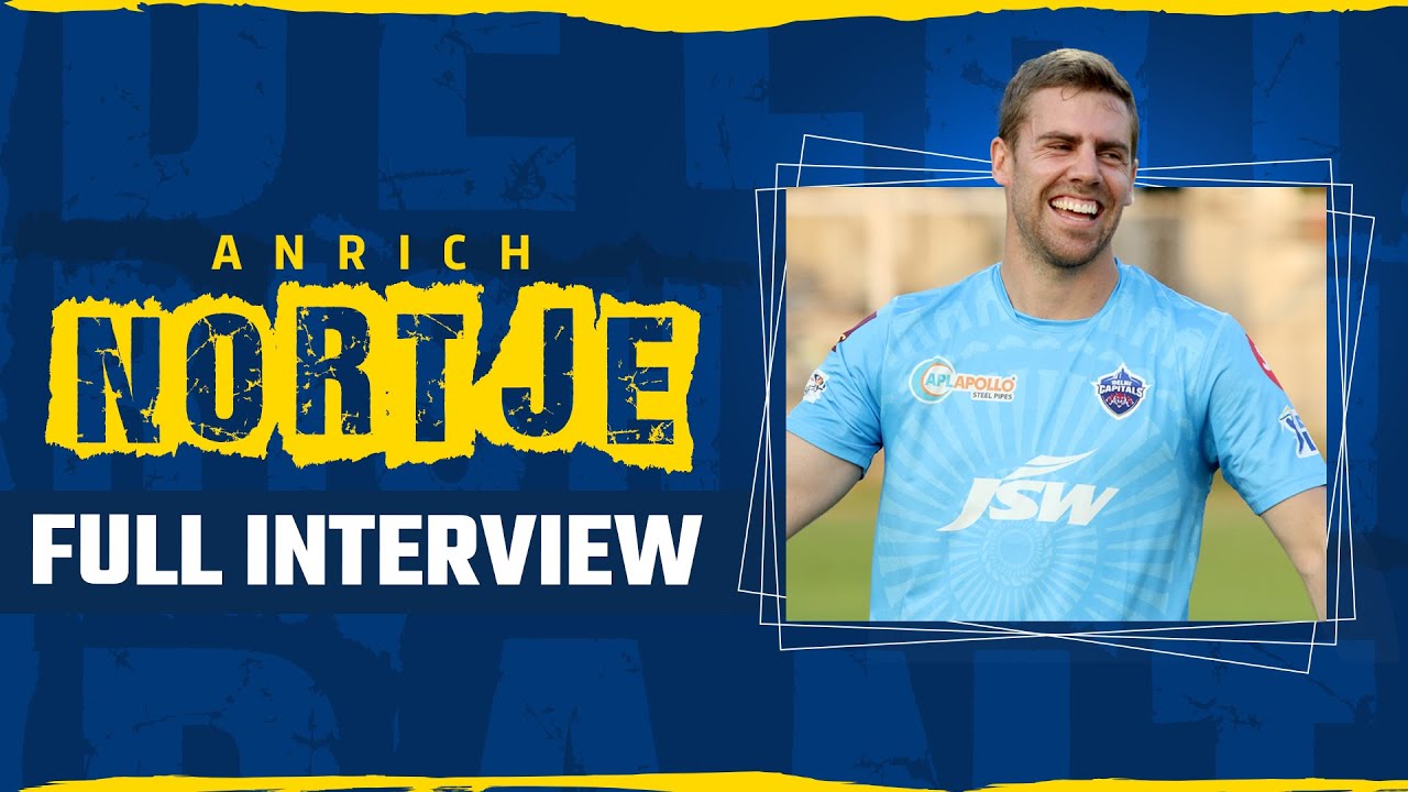 Anrich Nortje Training Interview | Delhi Capitals | IPL 2021