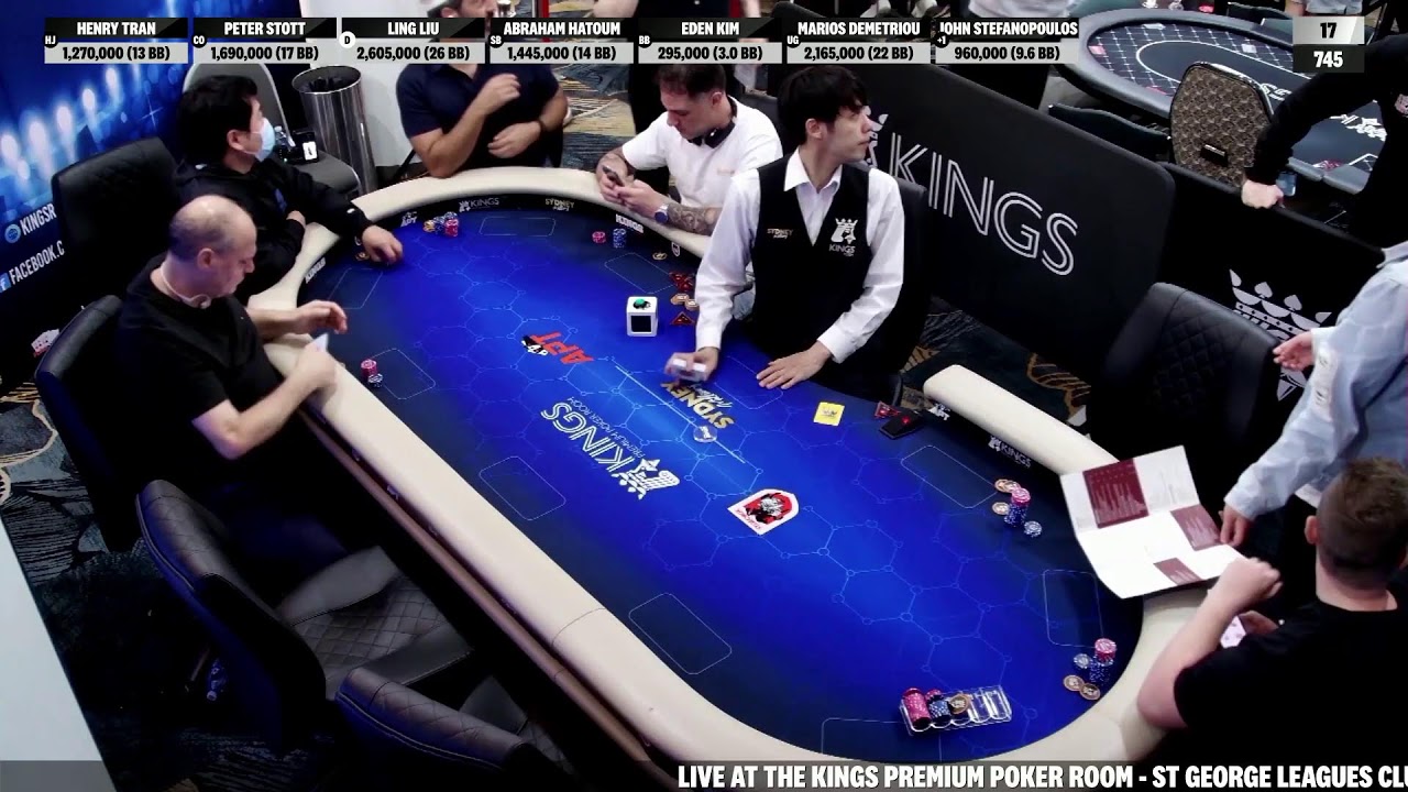 LIVE AT THE KINGS PREMIUM POKER ROOM - ST GEORGE LEAGUES CLUB - MINI MAIN DAY 2 - $450 BUY IN