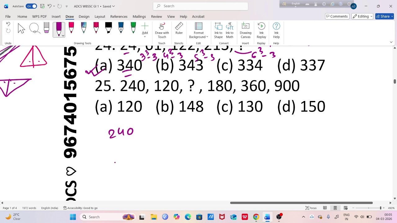WBSSC GI PART 2 PRACTICE